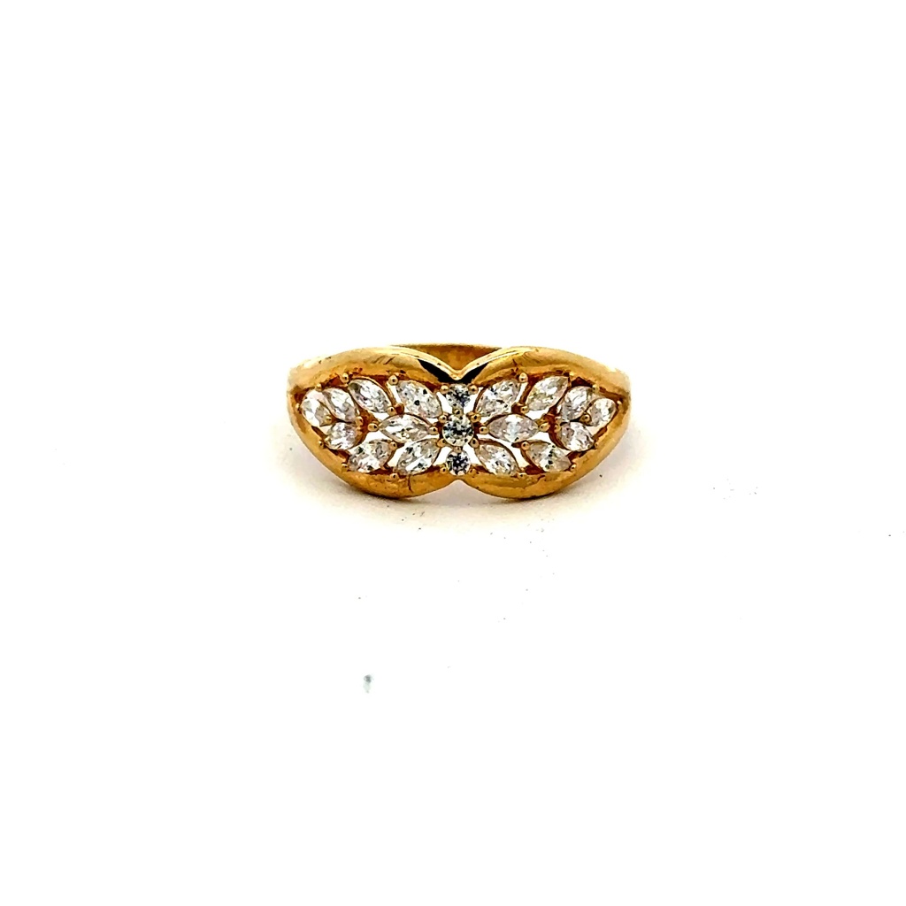 Ring Women's with CZ 7 1.5mm 10K