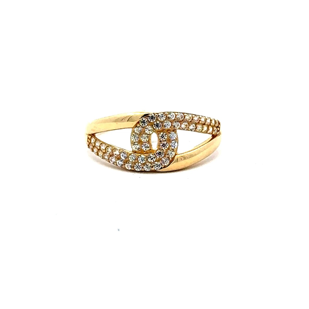 Ring Women's with CZ 7 1.5mm 10K