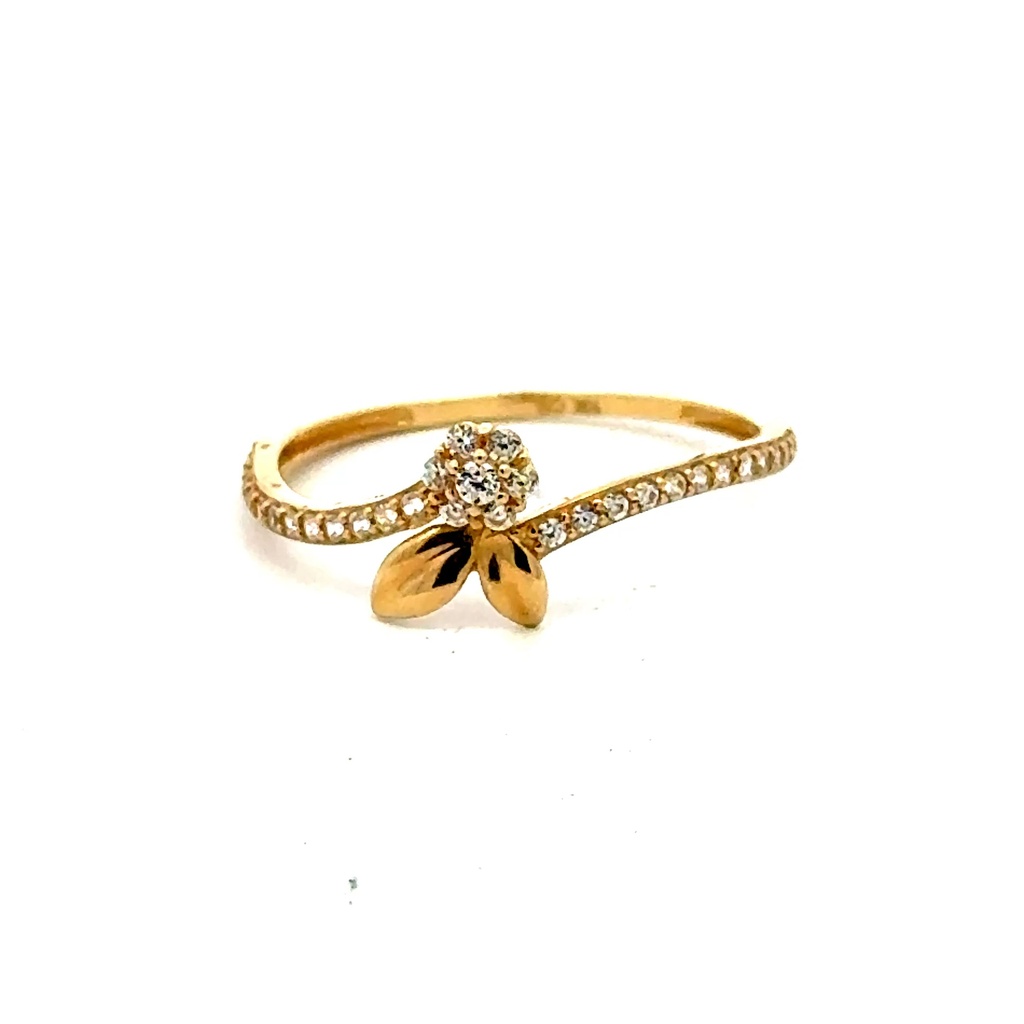 Ring Women's with CZ 7 1mm 10K
