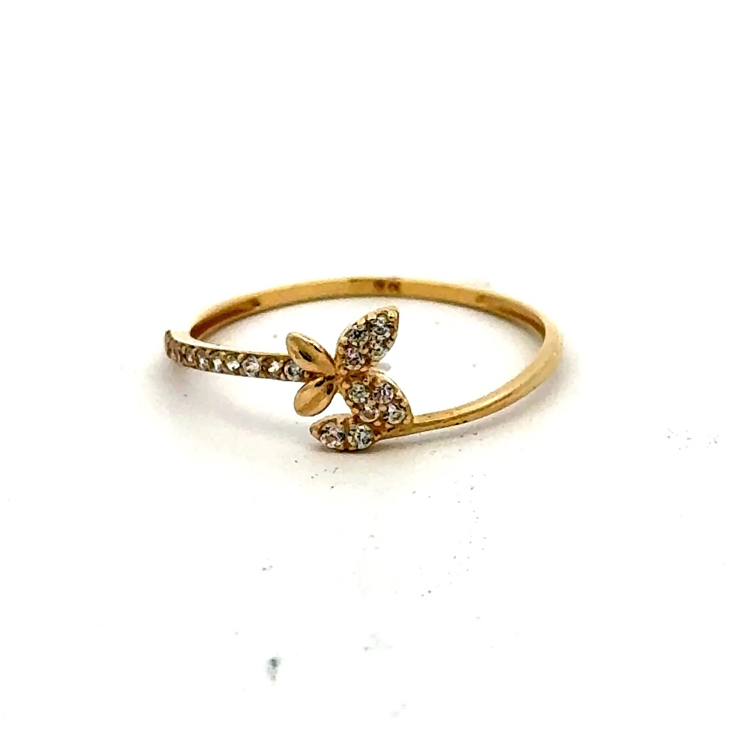 Ring Women's with CZ 7 1mm 10K