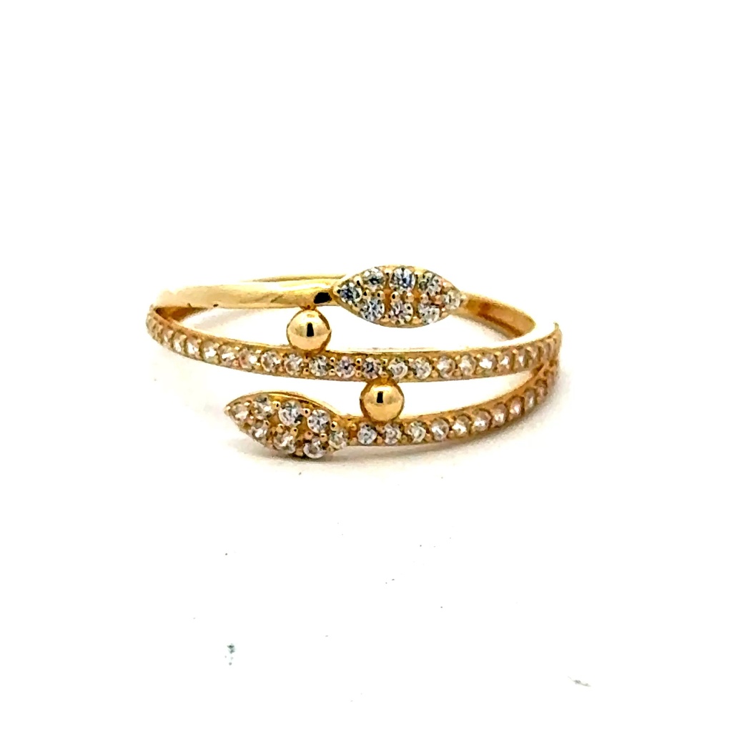 Ring Women's with CZ 7 1mm 10K