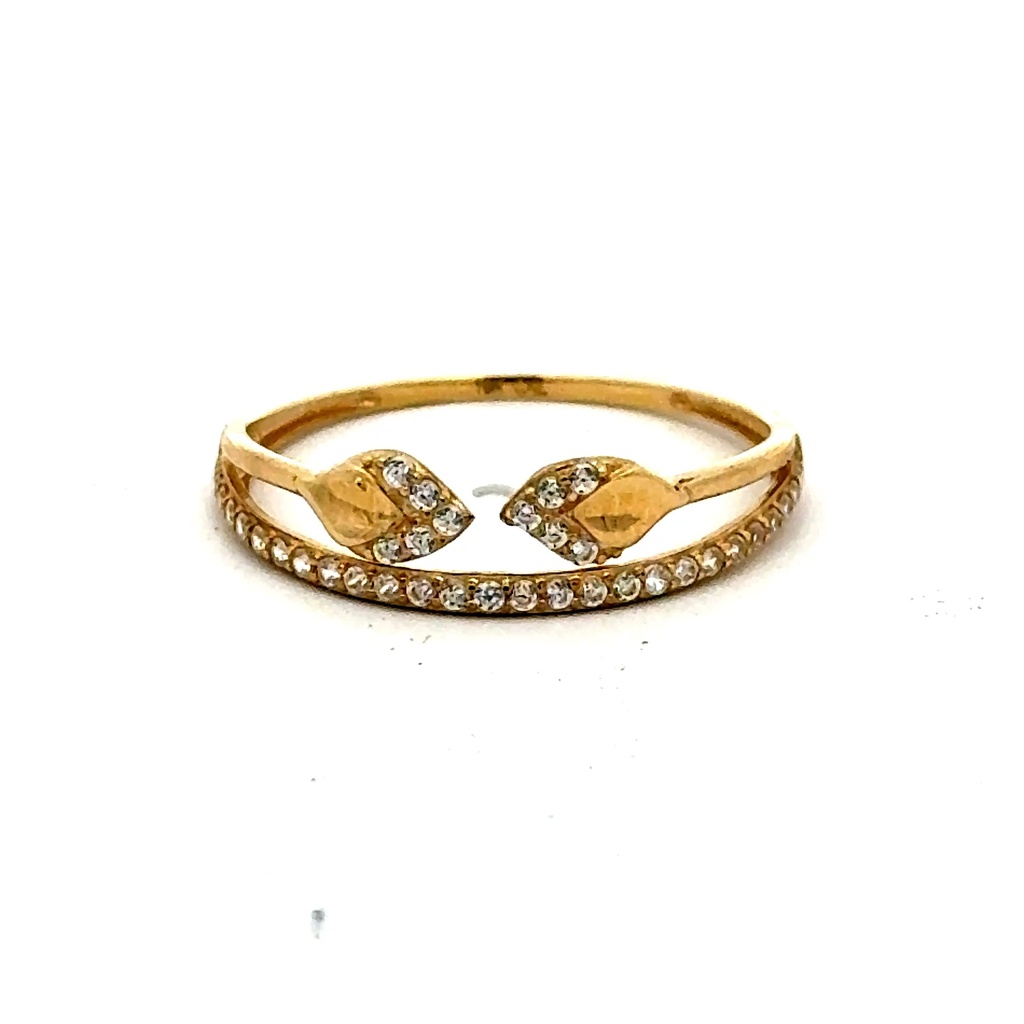 Ring Women's with CZ 7 1mm 10K