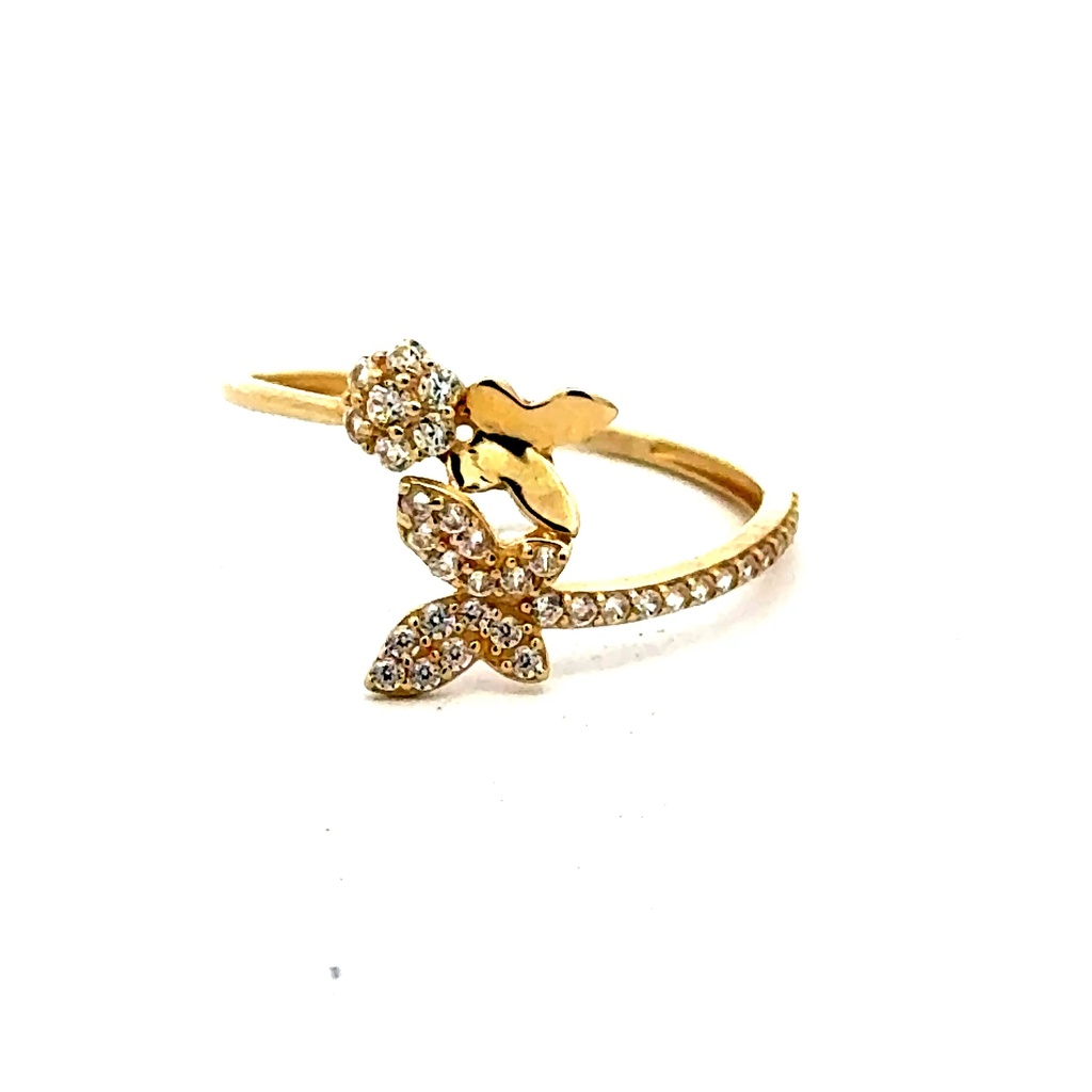 Ring Women's with CZ 7 1mm 10K
