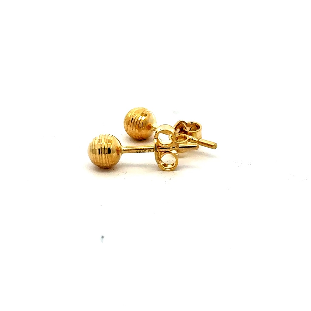 Earrings Ball Studs 5 5mm 10K