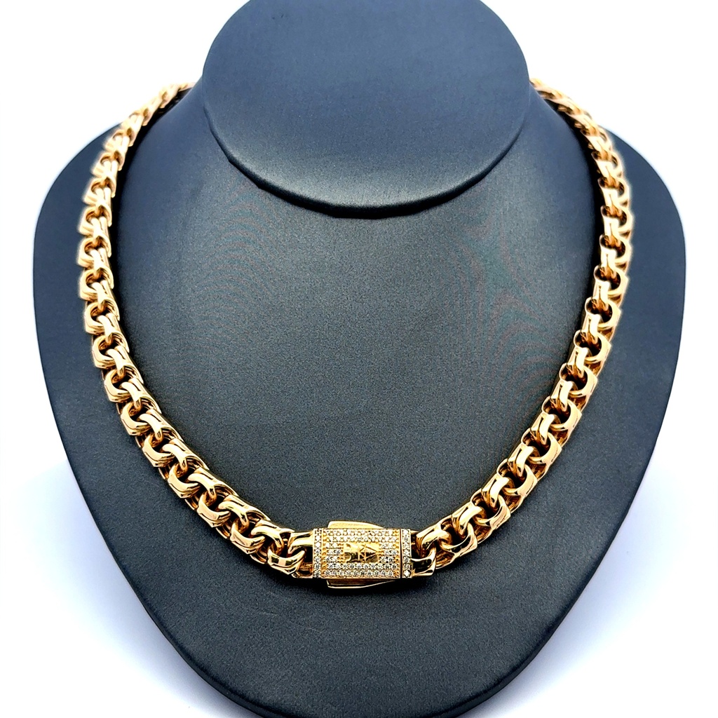 Chain Chino Link 8mm 22" 14K