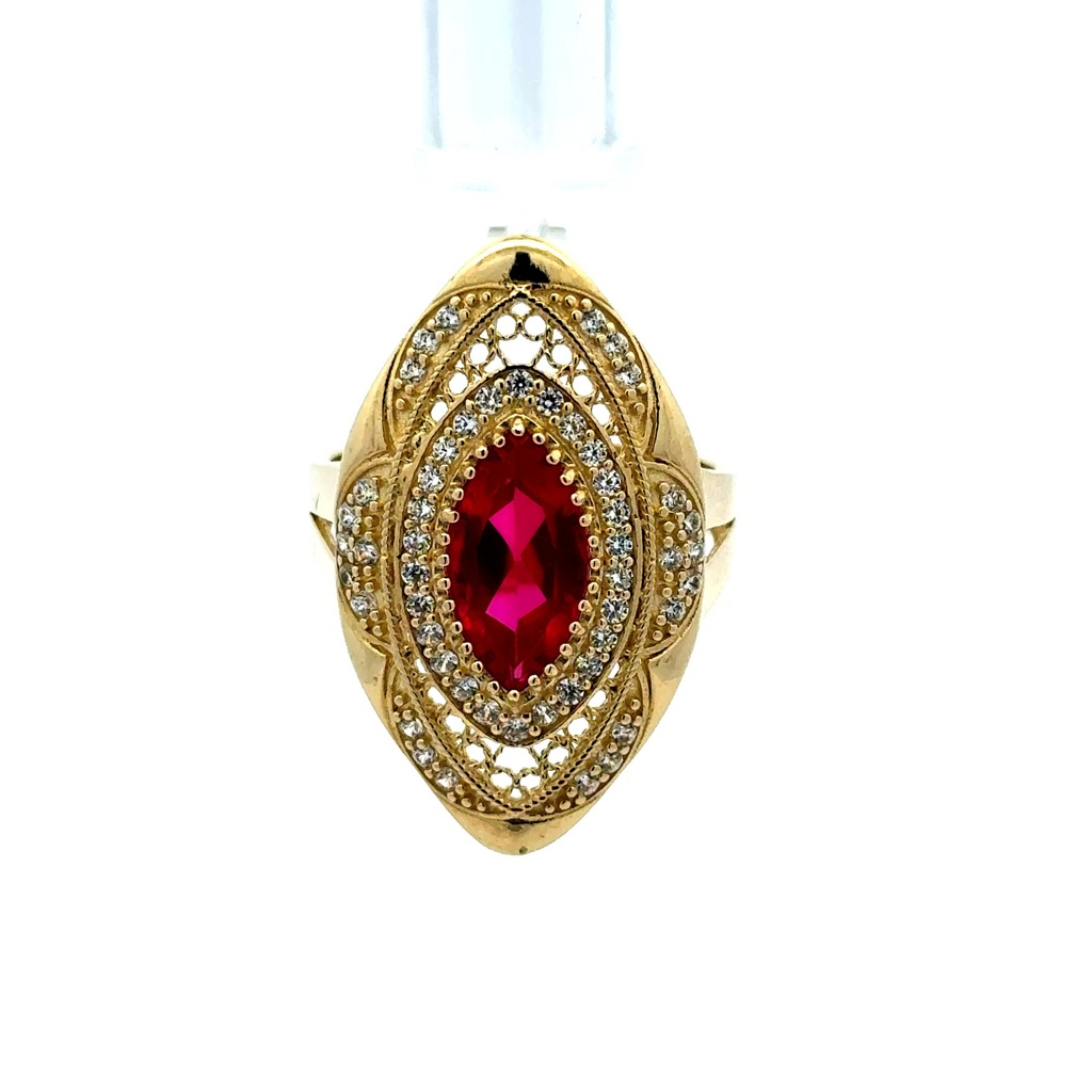Ring Chic Women 8.5 3mm 10K