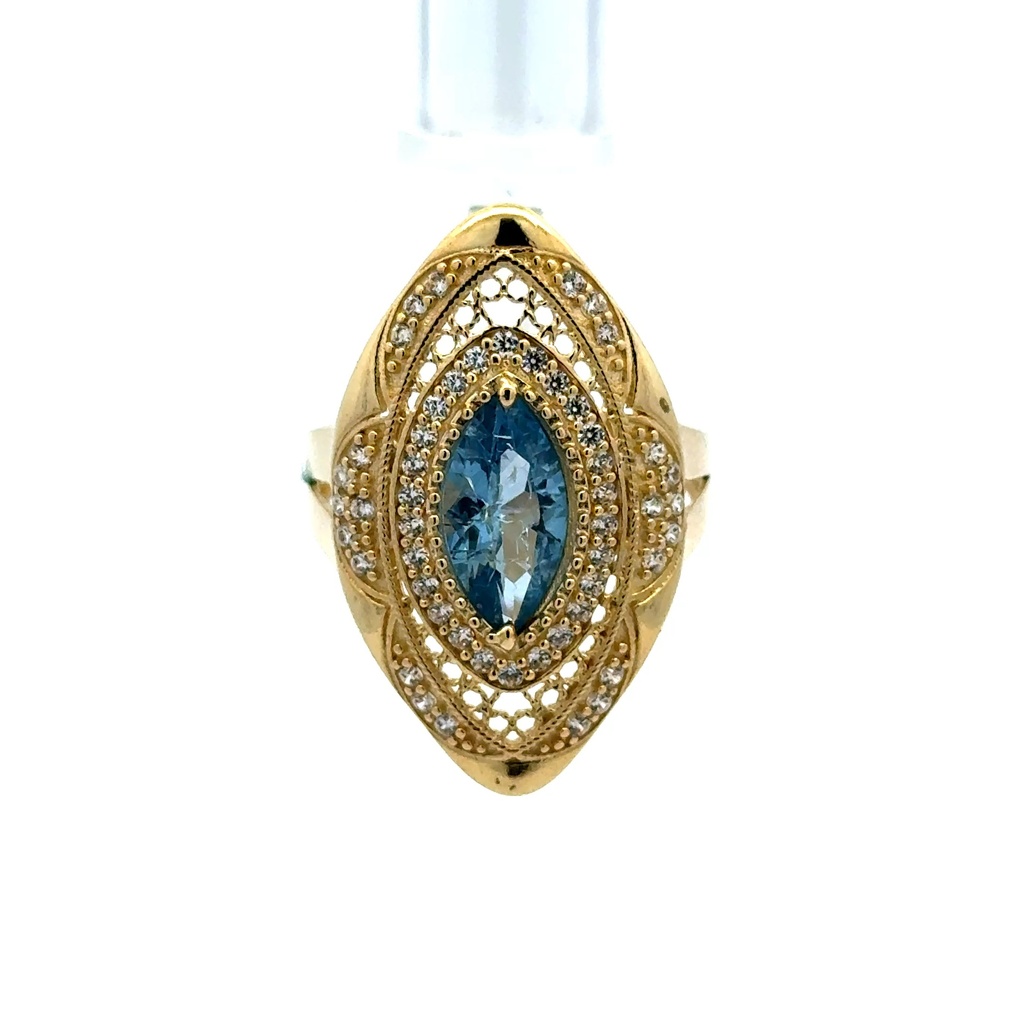 Ring Chic Women 8.5 3mm 10K