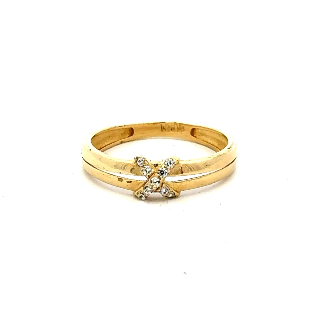 Ring Chic Women 7.5 2.5mm 10K