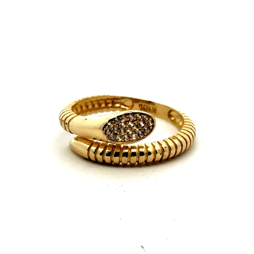 Ring Chic Women 7.5 2.5mm 10K