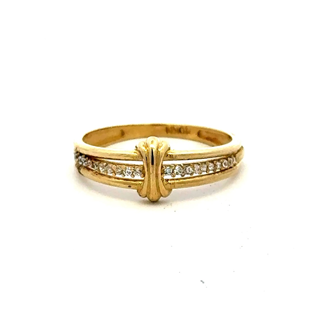 Ring Chic Women 7.5 2mm 10K