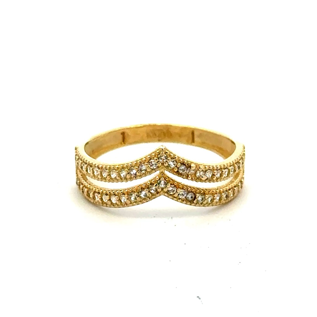Ring Chic Women 7.5 2.5mm 10K