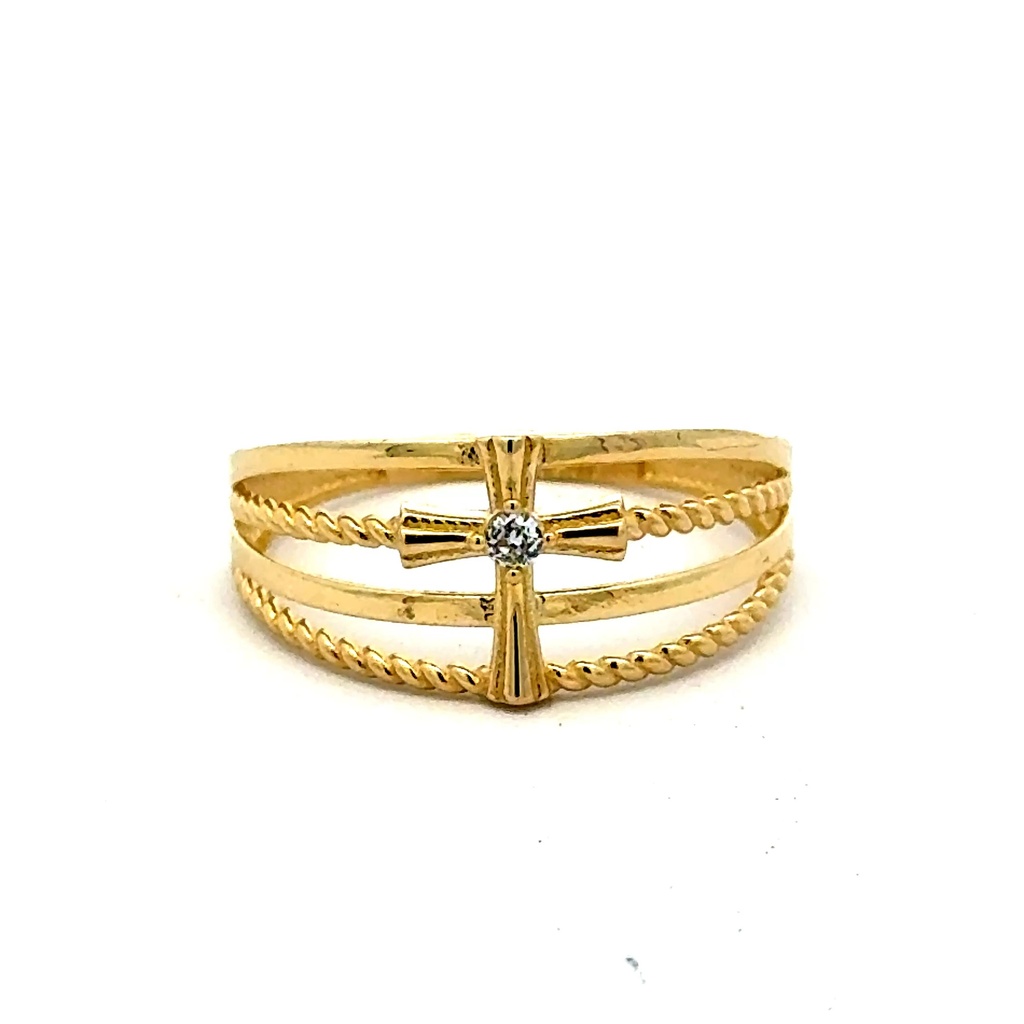 Ring Chic Women 7.5 2mm 10K