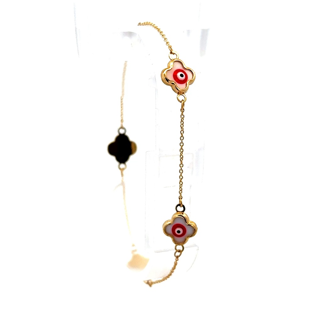 Bracelet 'So Cute' 8.5mm 7" 10K
