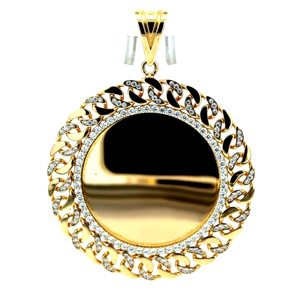 Pendant Memory with CZ Bezel 66 14K