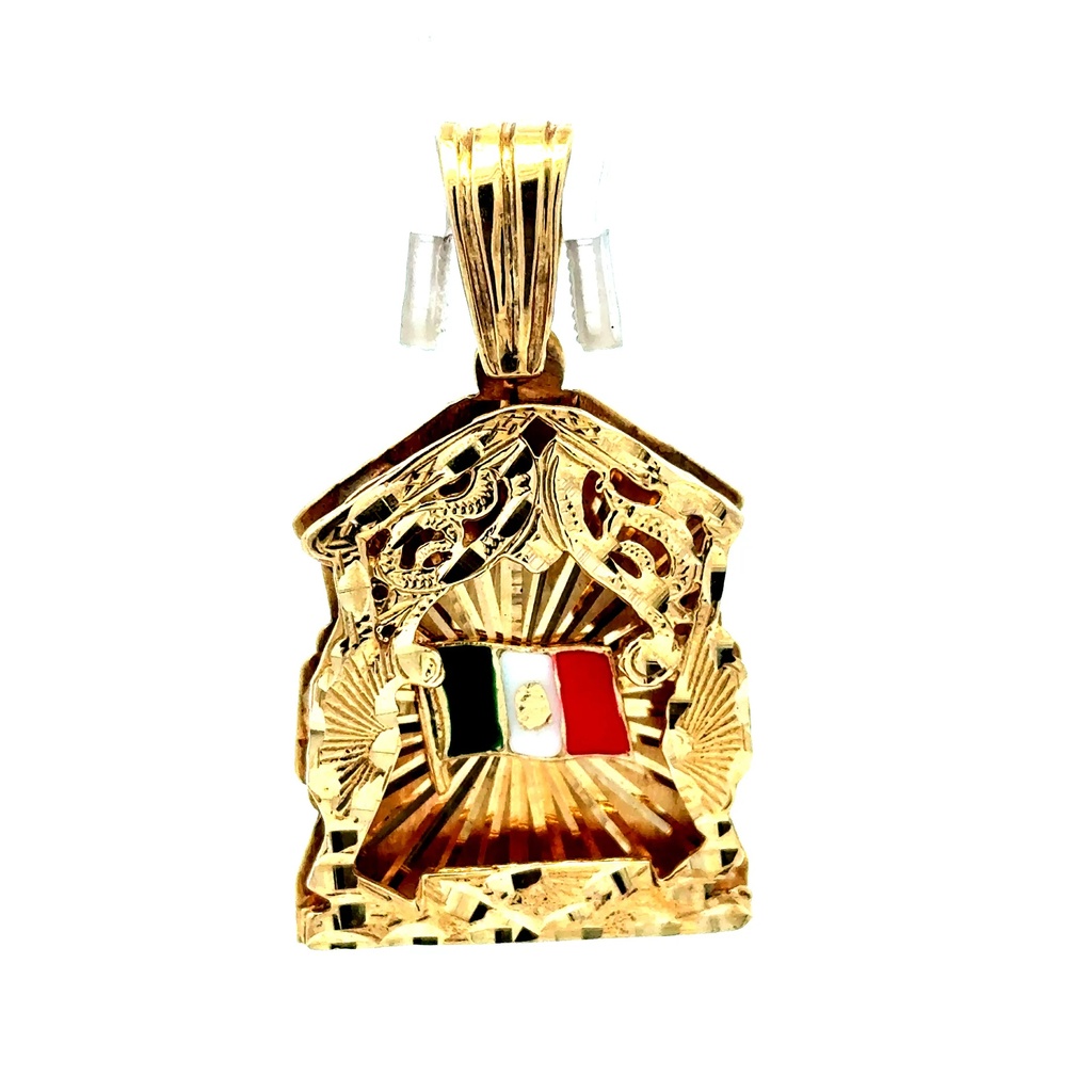 Pendant Mexican Flag 50 10K