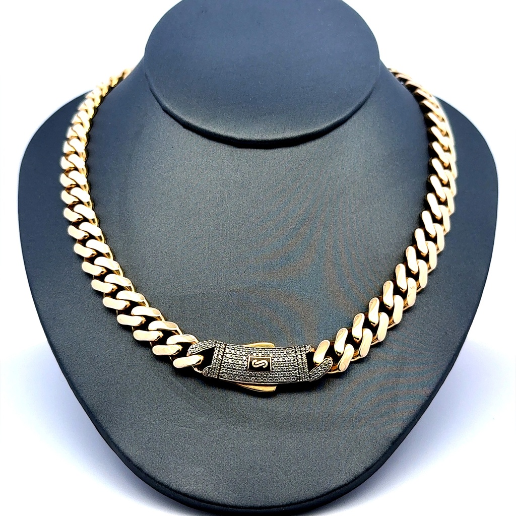 Chain Monaco 9.5mm 20" 14K