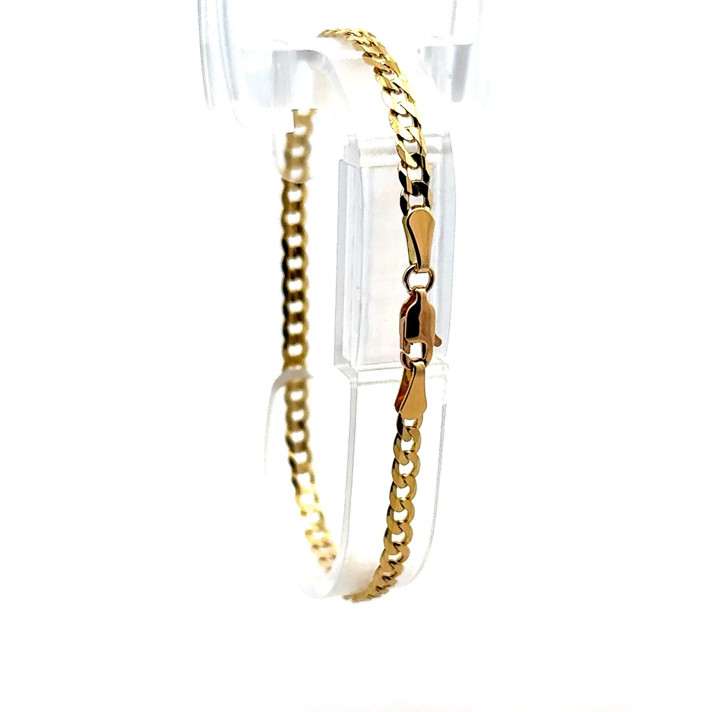 Bracelet Curb Link 4mm 6" 14K