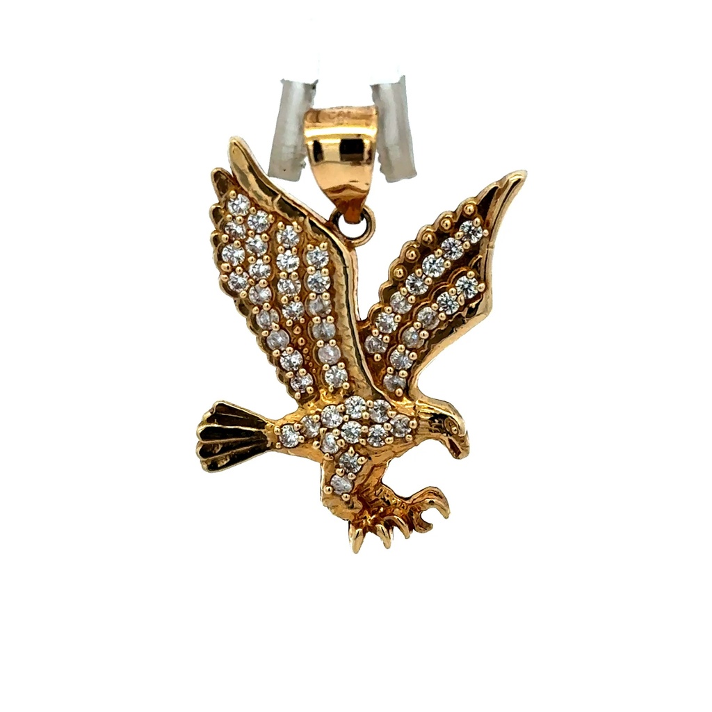 Pendant Eagle with CZ 32 10K