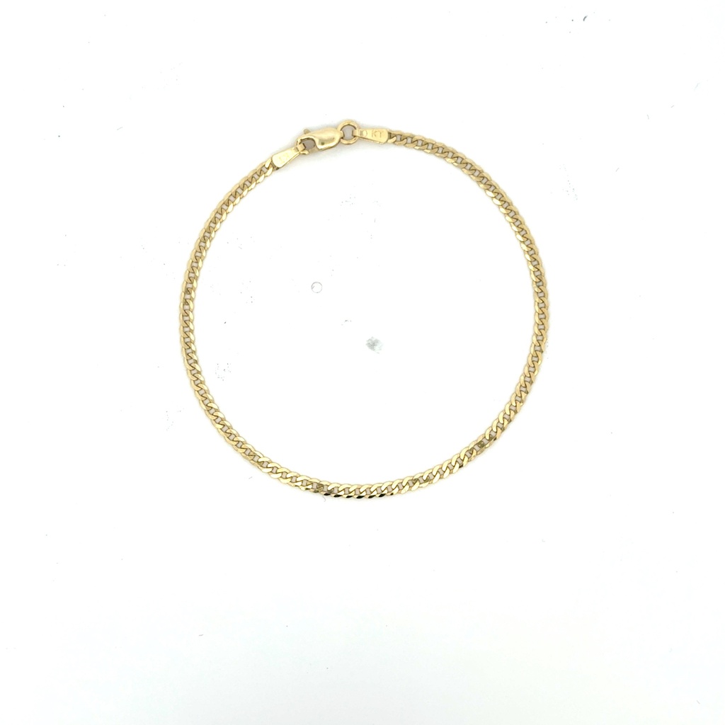 Bracelet Curb Link 2mm 6" 10K