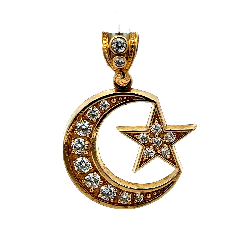 Pendant Moon & Star 38 10K