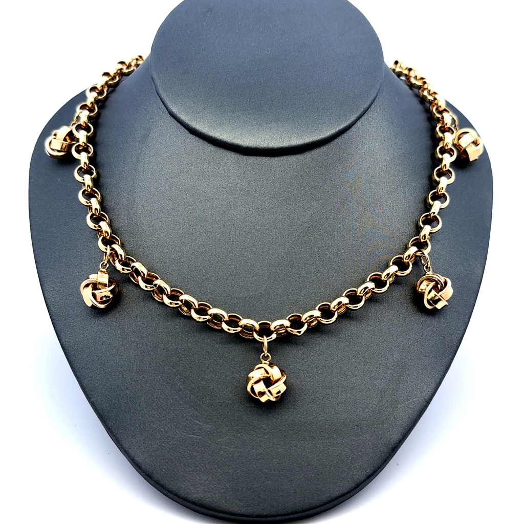 Necklaces Rollo 6.5mm 17.5" 14K