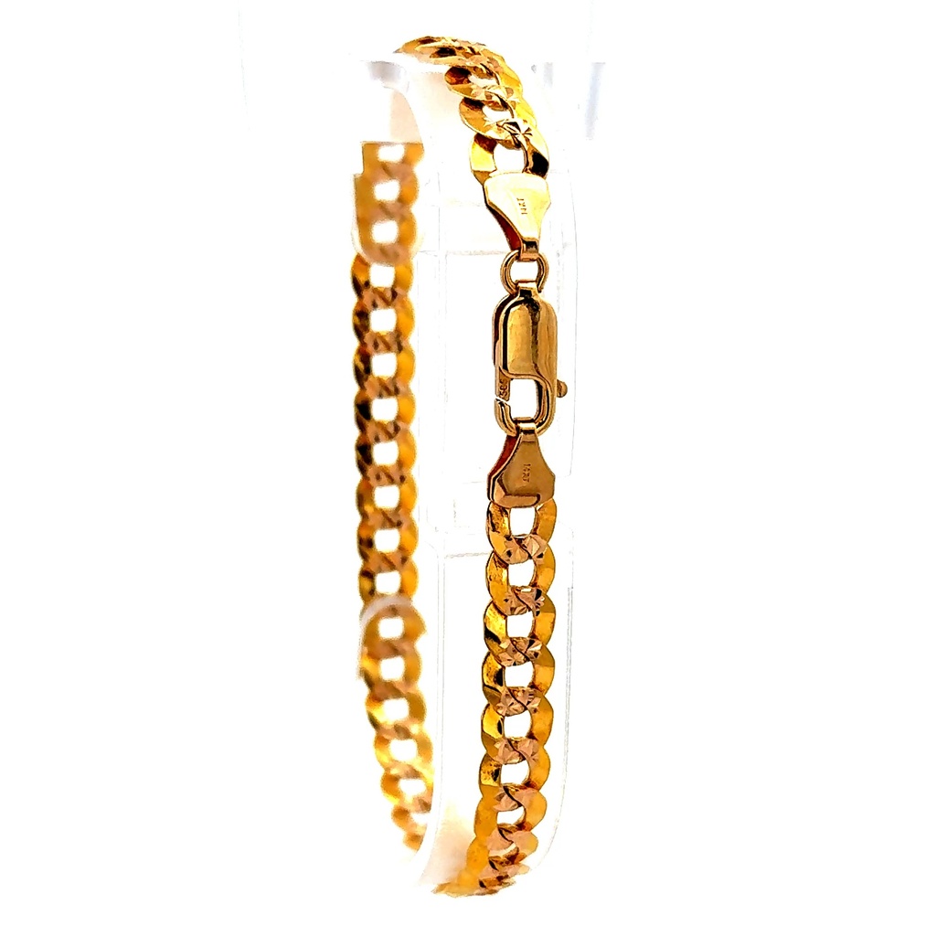 Bracelet Curb Link 6.5mm 8" 14K