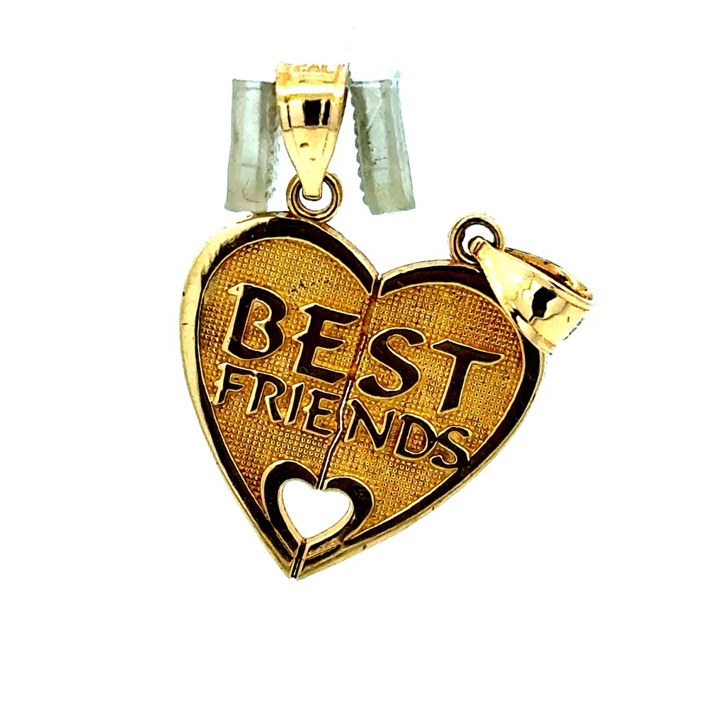 Pendant Breakable ‘Best Friends’ Heart 27 14K