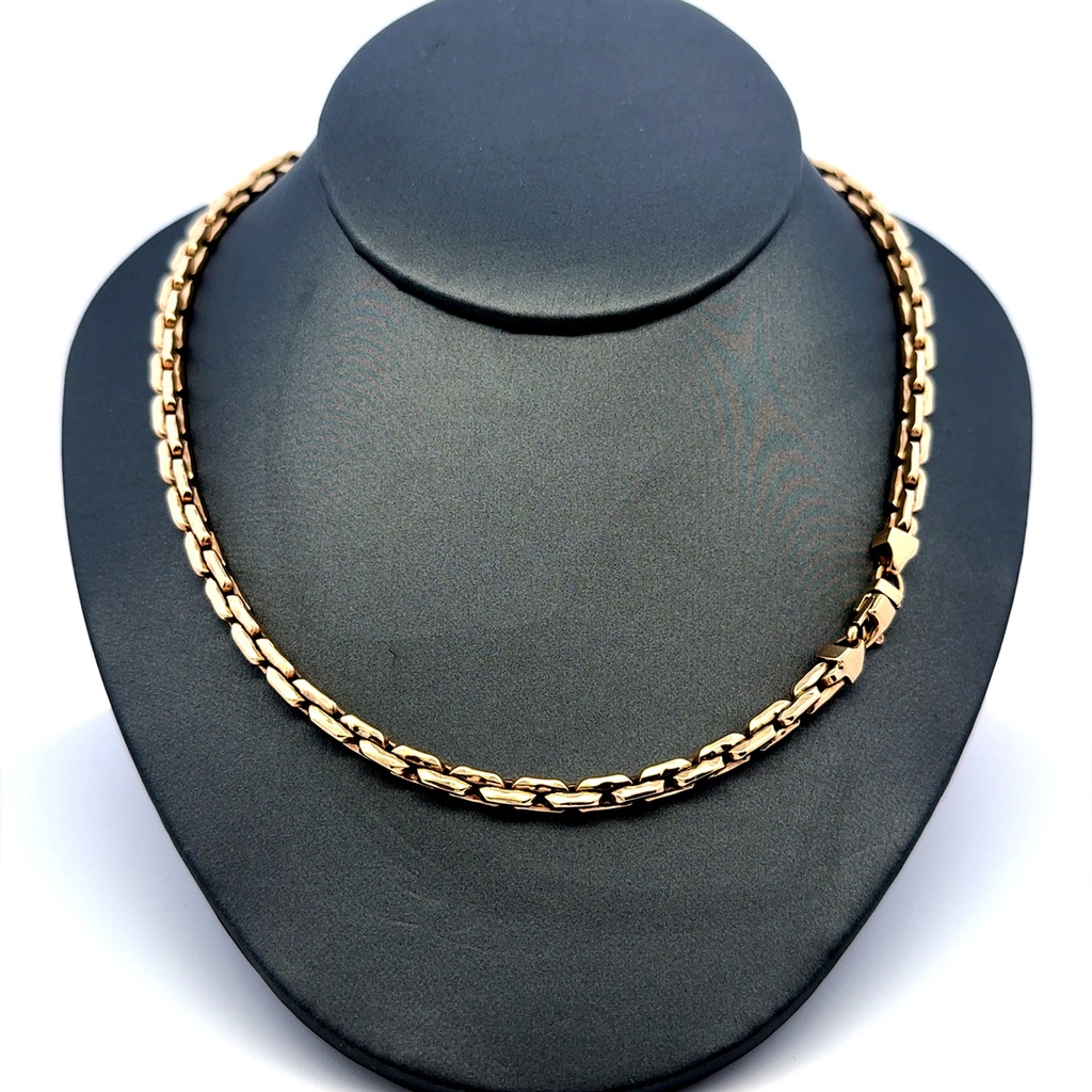Necklaces Rectangular Link 4.5mm 16" 14K