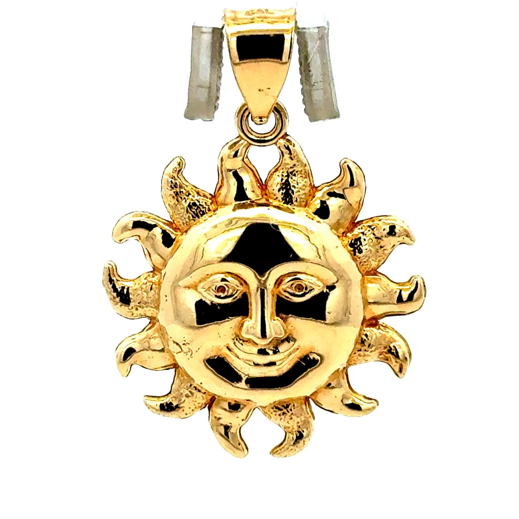 Pendant Sun Face 34 10K