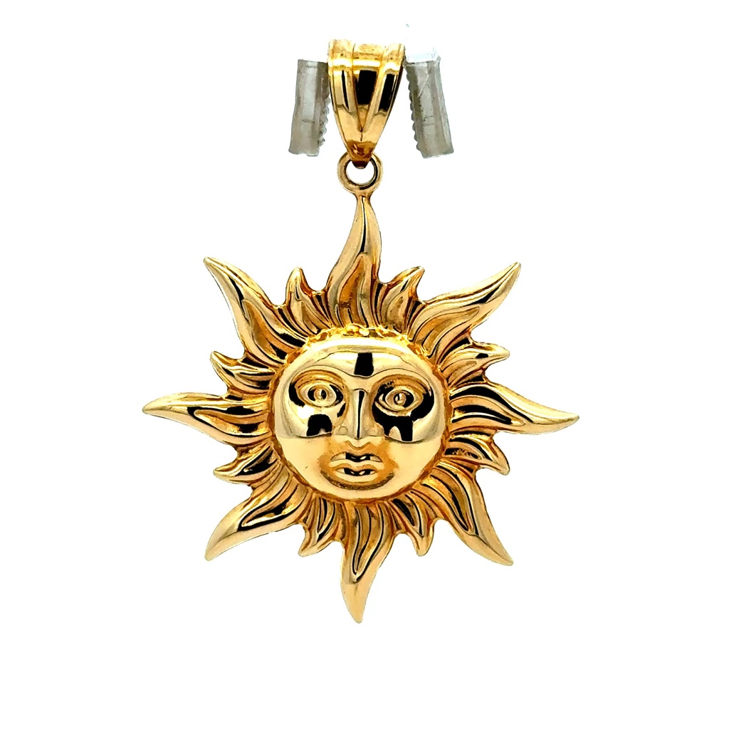 Pendant Sun Face 43.5 14K