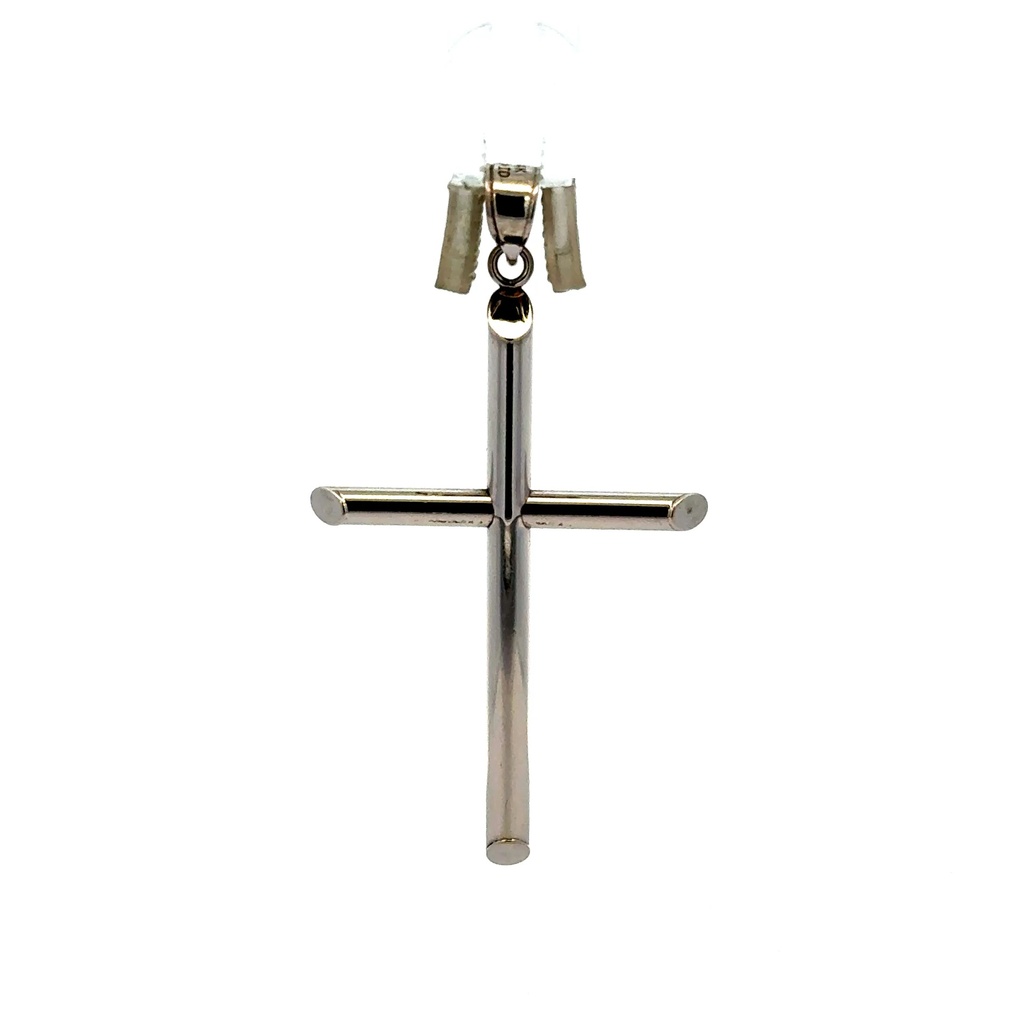 Pendant Cross White Gold 48 14K