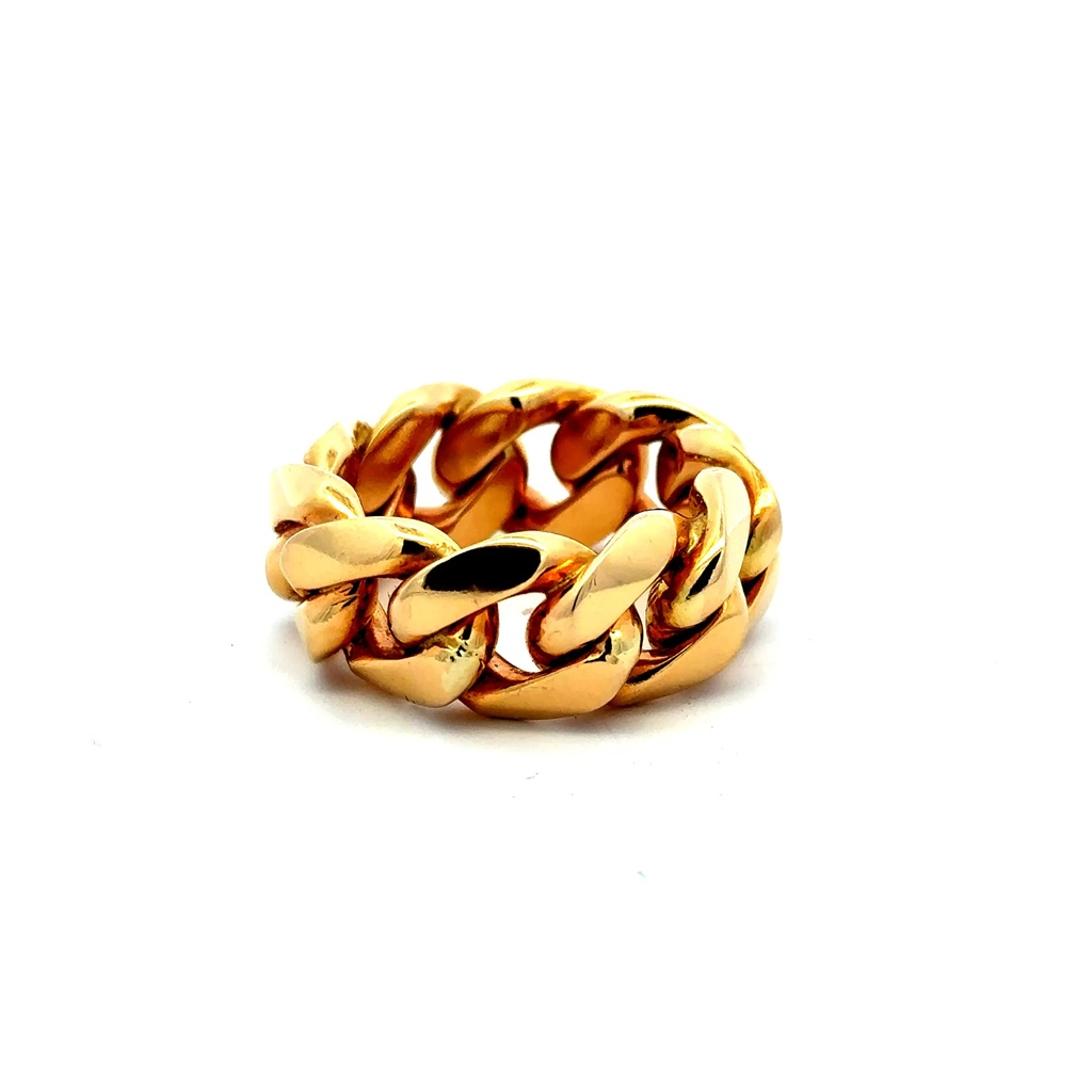 Ring Cuban Link 9 11mm 14K