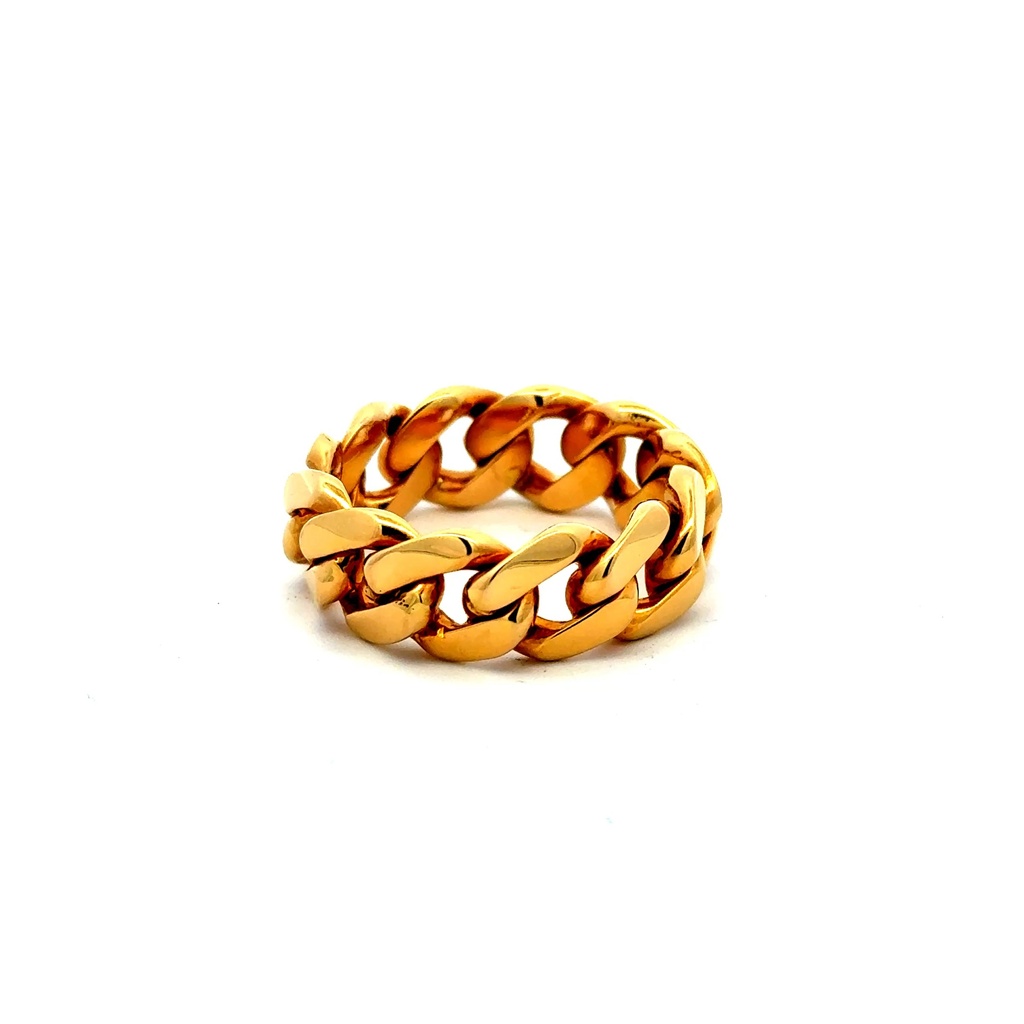 Ring Cuban Link 10 8.5mm 14K