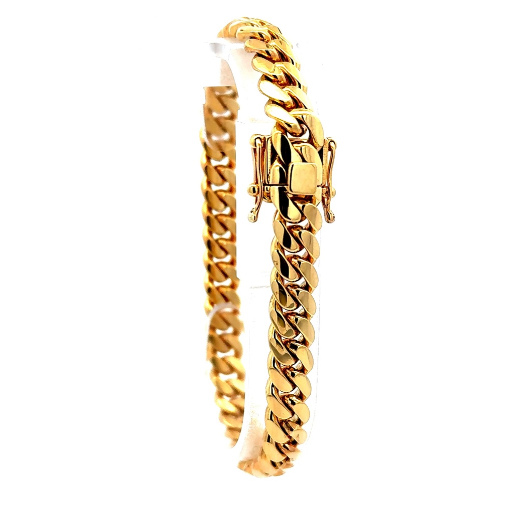 Bracelet Cuban Link 8mm 8" 10K