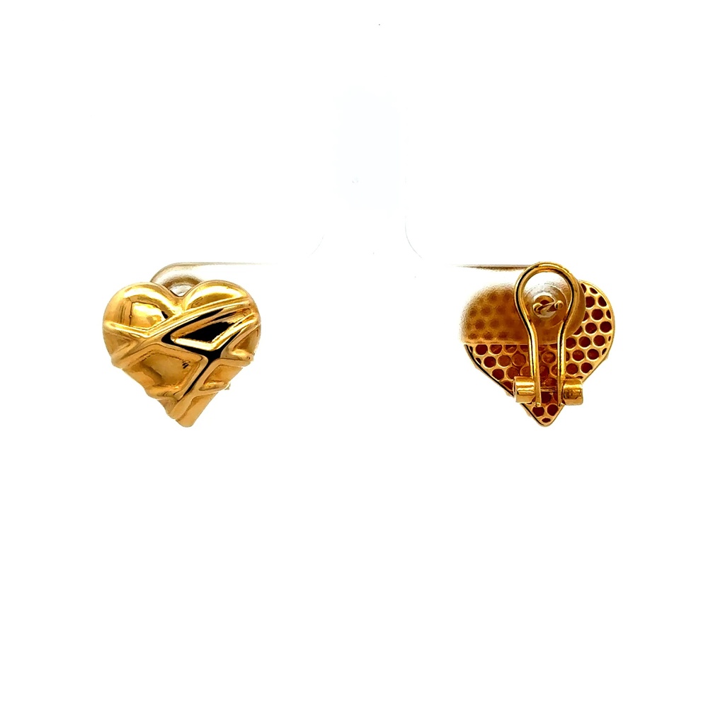 Earrings Omega 15 16mm 10K