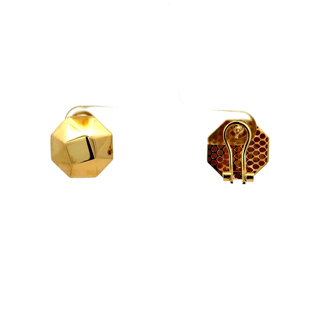 Earrings Omega 14.5 14.5mm 10K