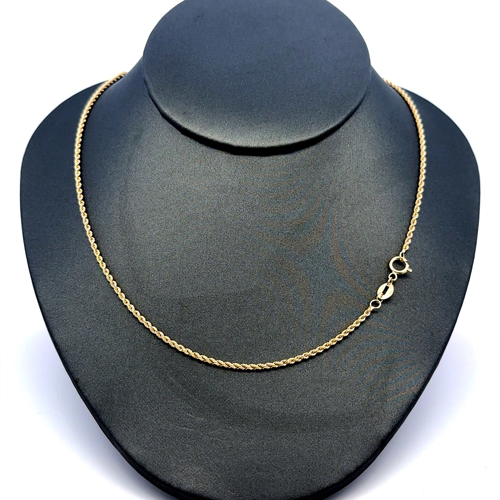 Chain Solid Rope 1.5mm 24" 10K