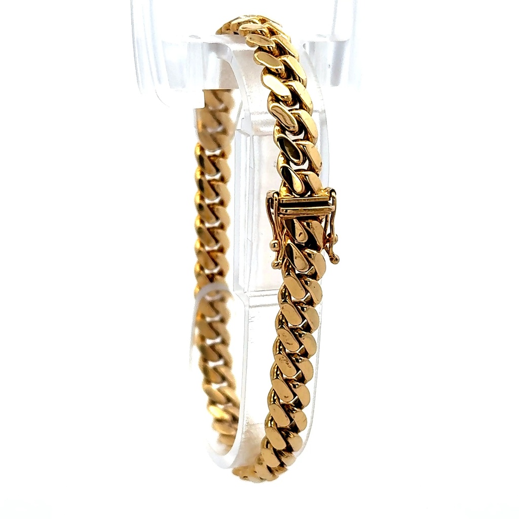 Bracelet Cuban Link 7.5mm 8.5" 10K