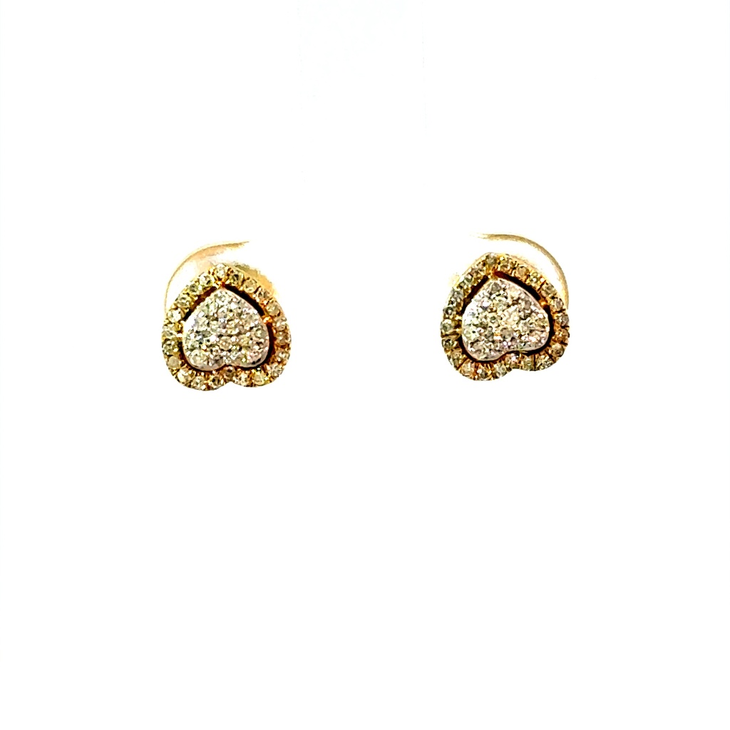 Earrings Stud Diamond Round 10K 1/4ct