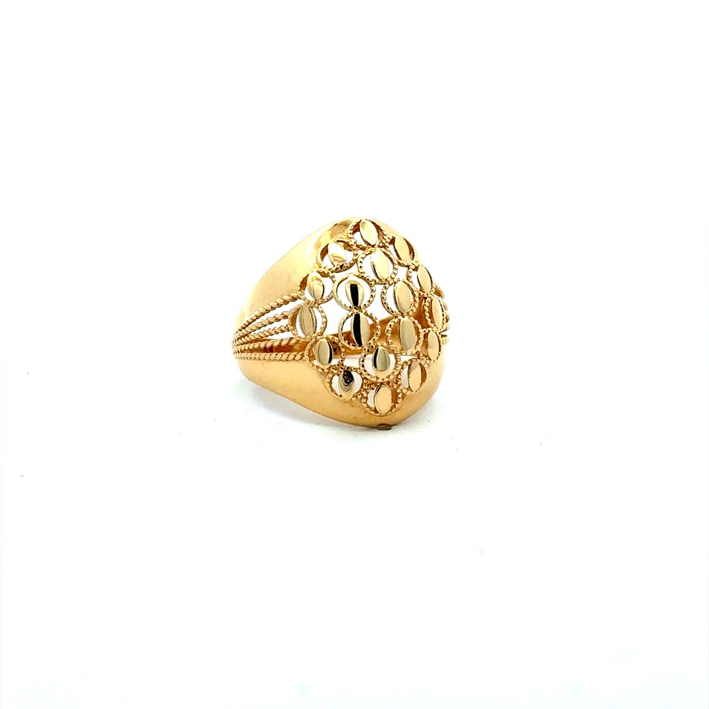Ring Women's Openwork 8.5 2.5mm 14K