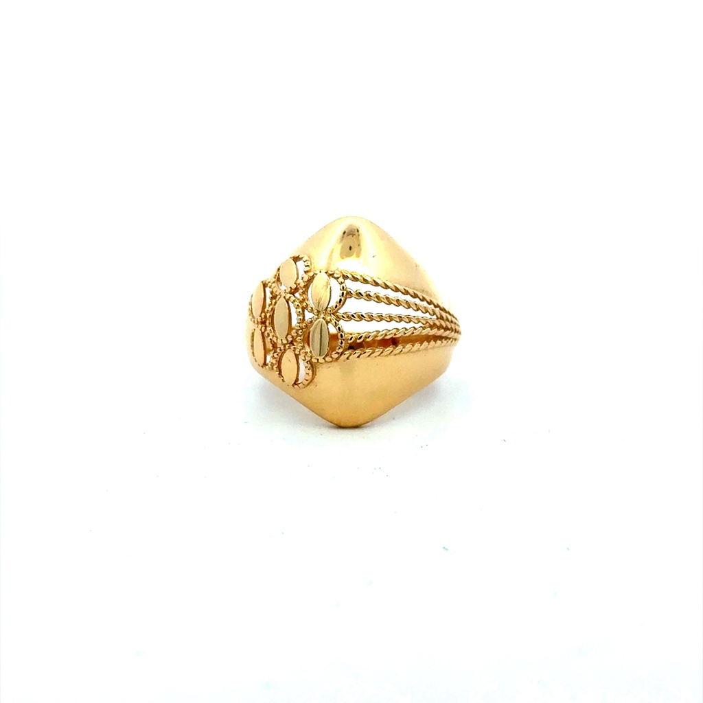 Ring Women's Openwork 9 3mm 14K