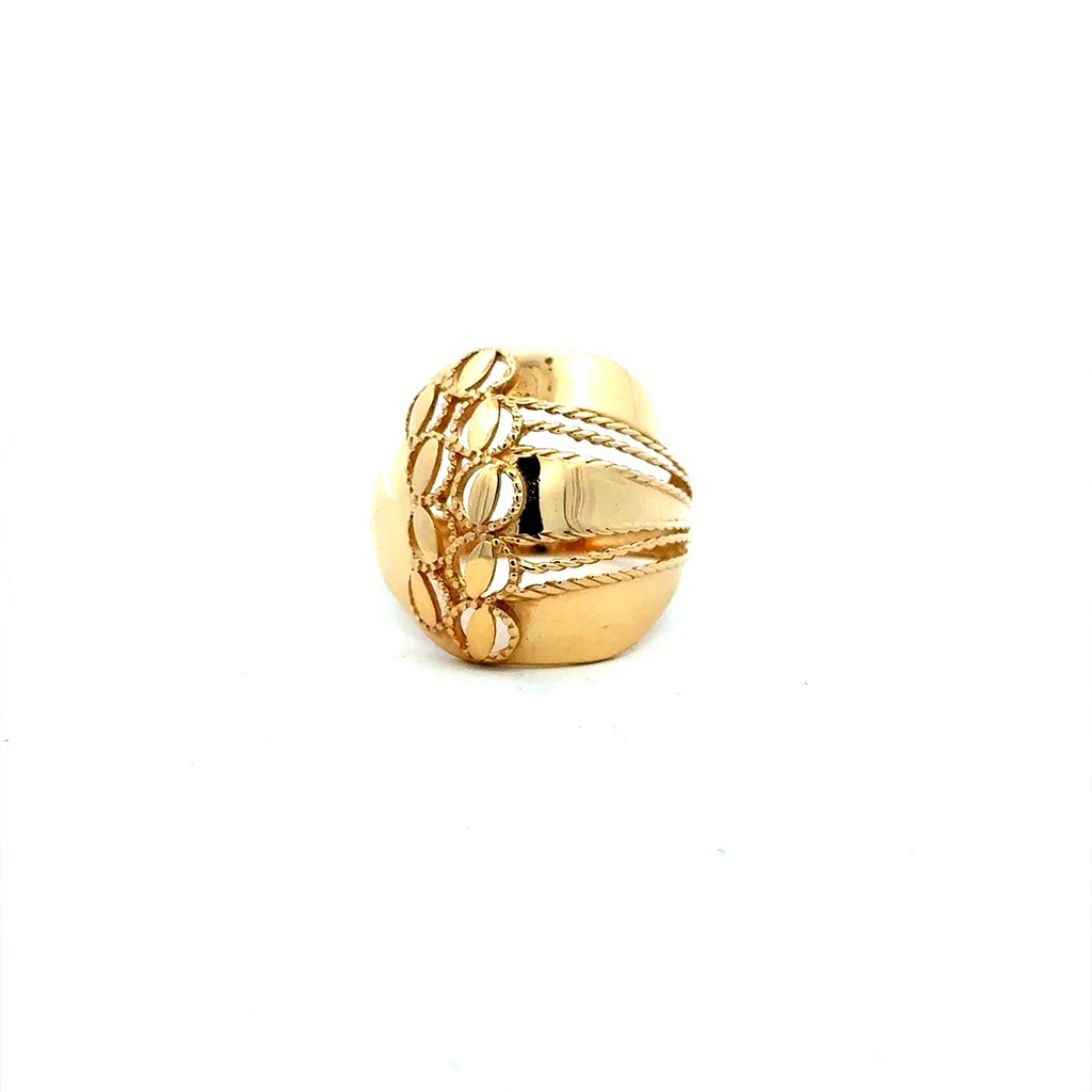 Ring Women's Openwork 9 2.5mm 14K