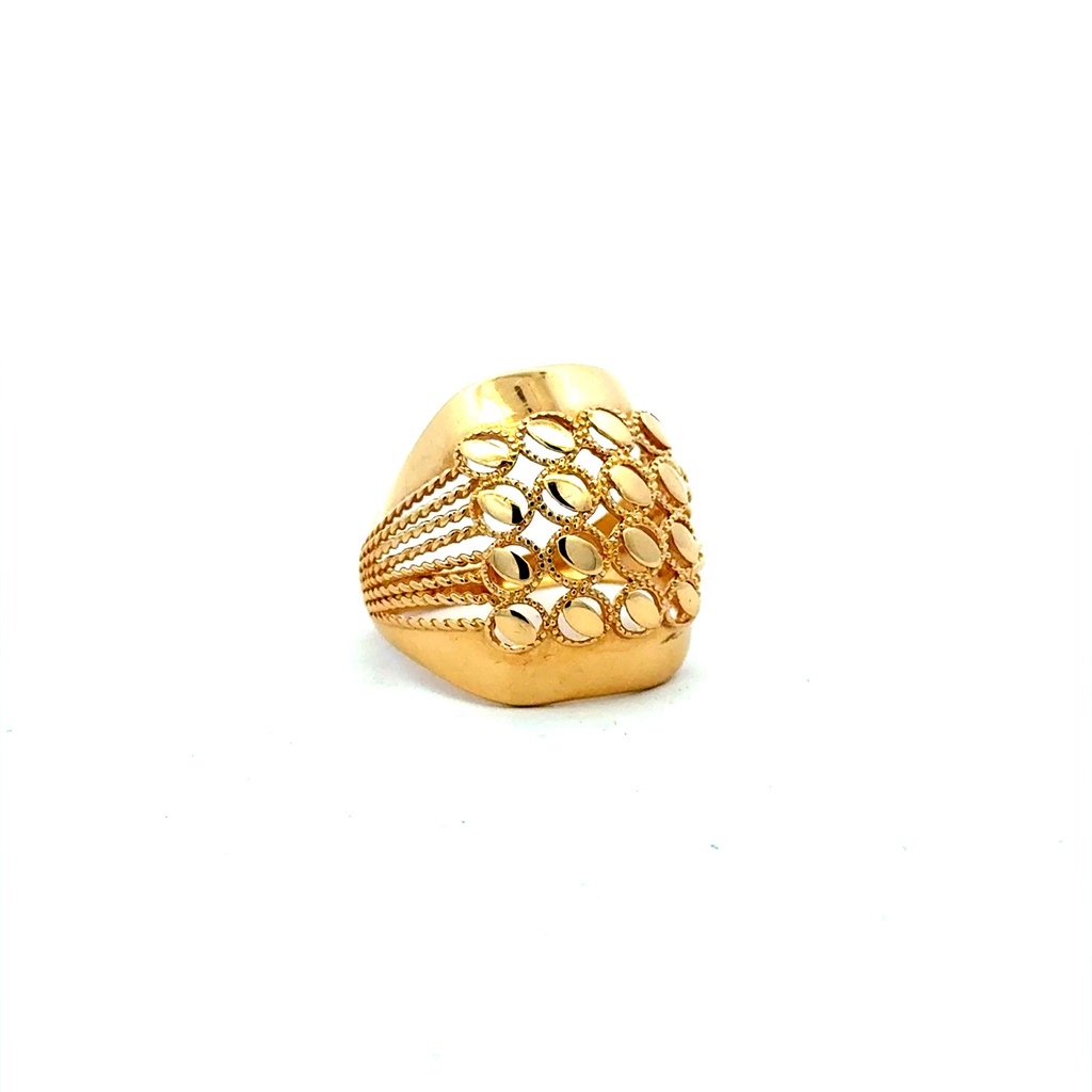 Ring Women's Openwork 7.5 2.5mm 14K