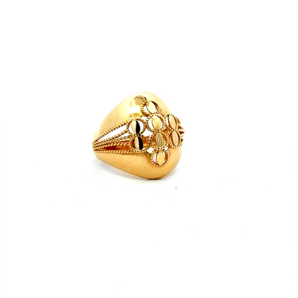 Ring Women's Openwork 8.5 3mm 14K