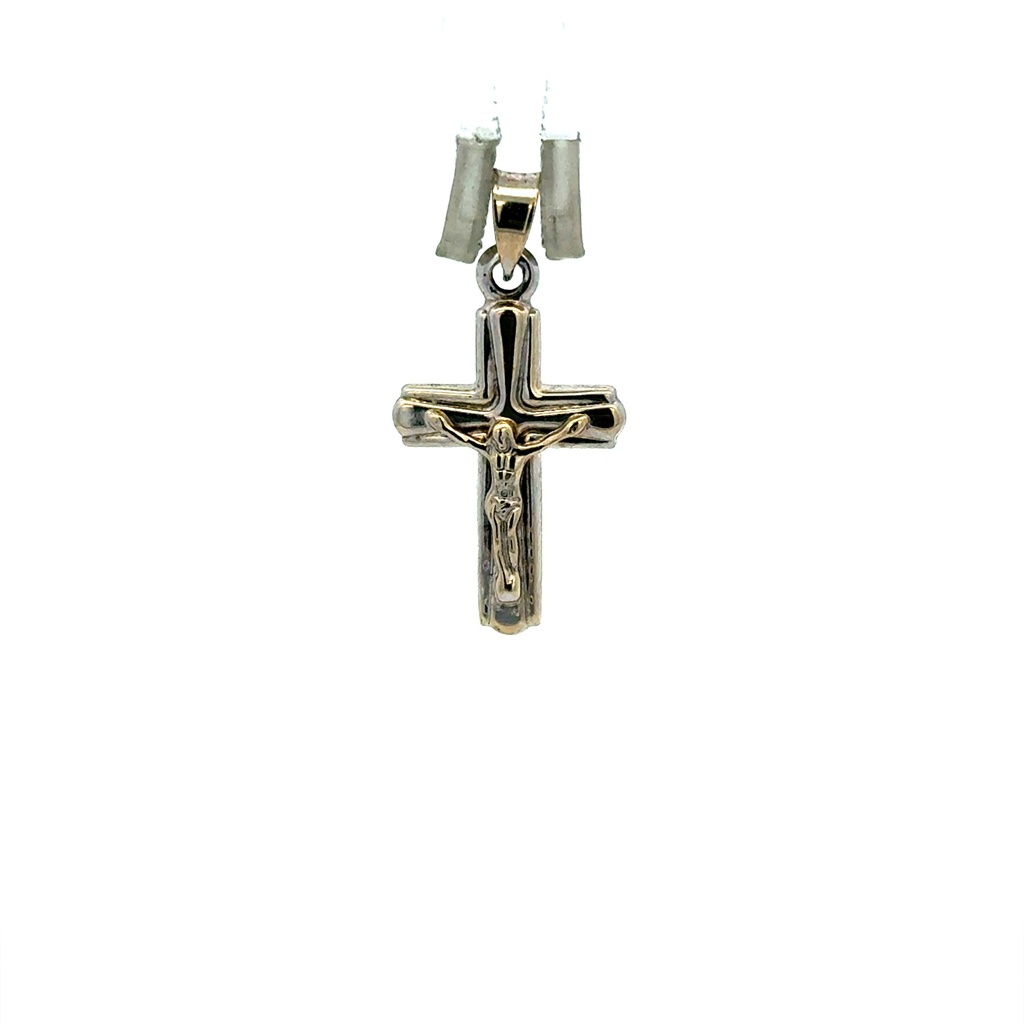 Pendant Cross White Gold 26.5 14K