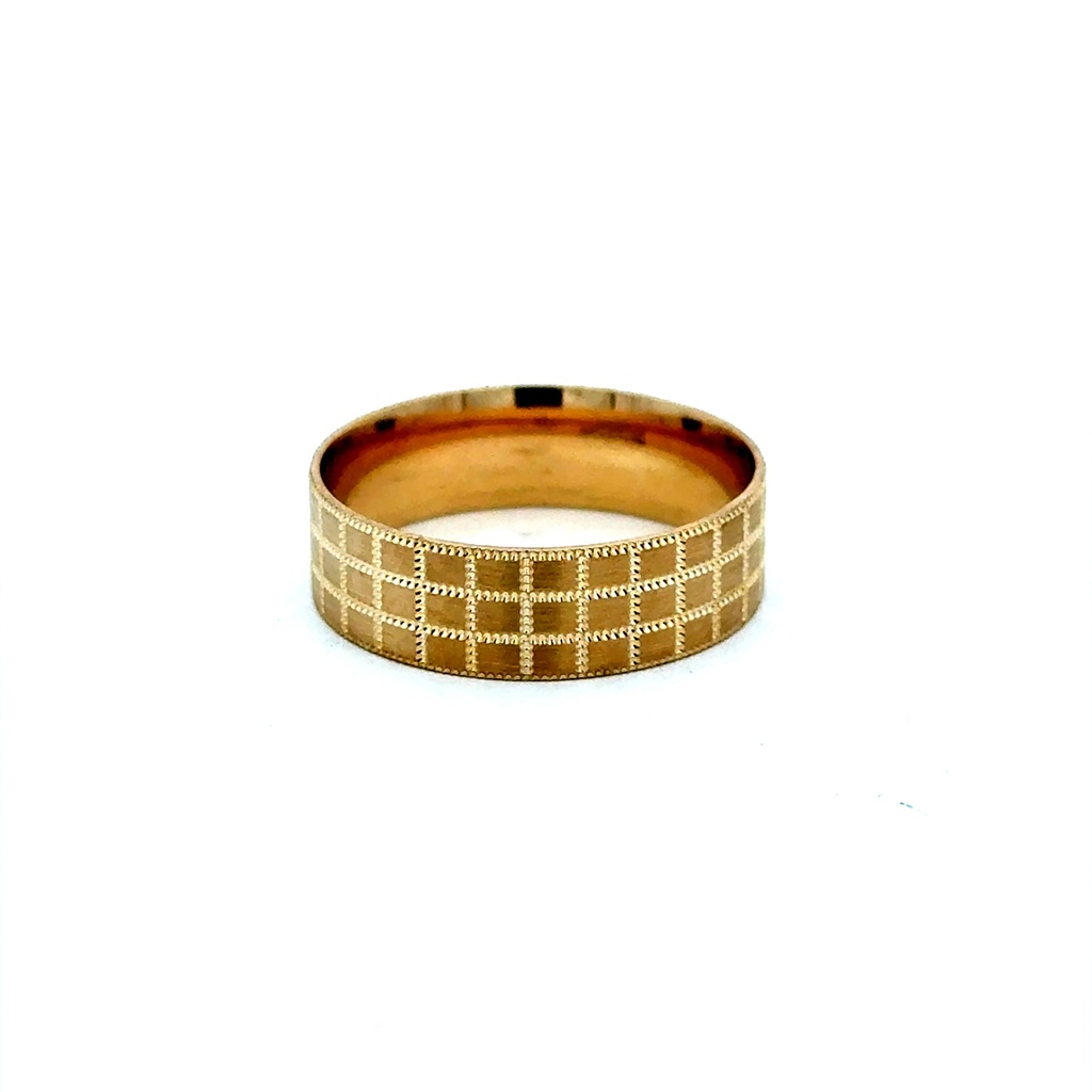 Ring Men’s Wedding Band 11.5 7mm 10K