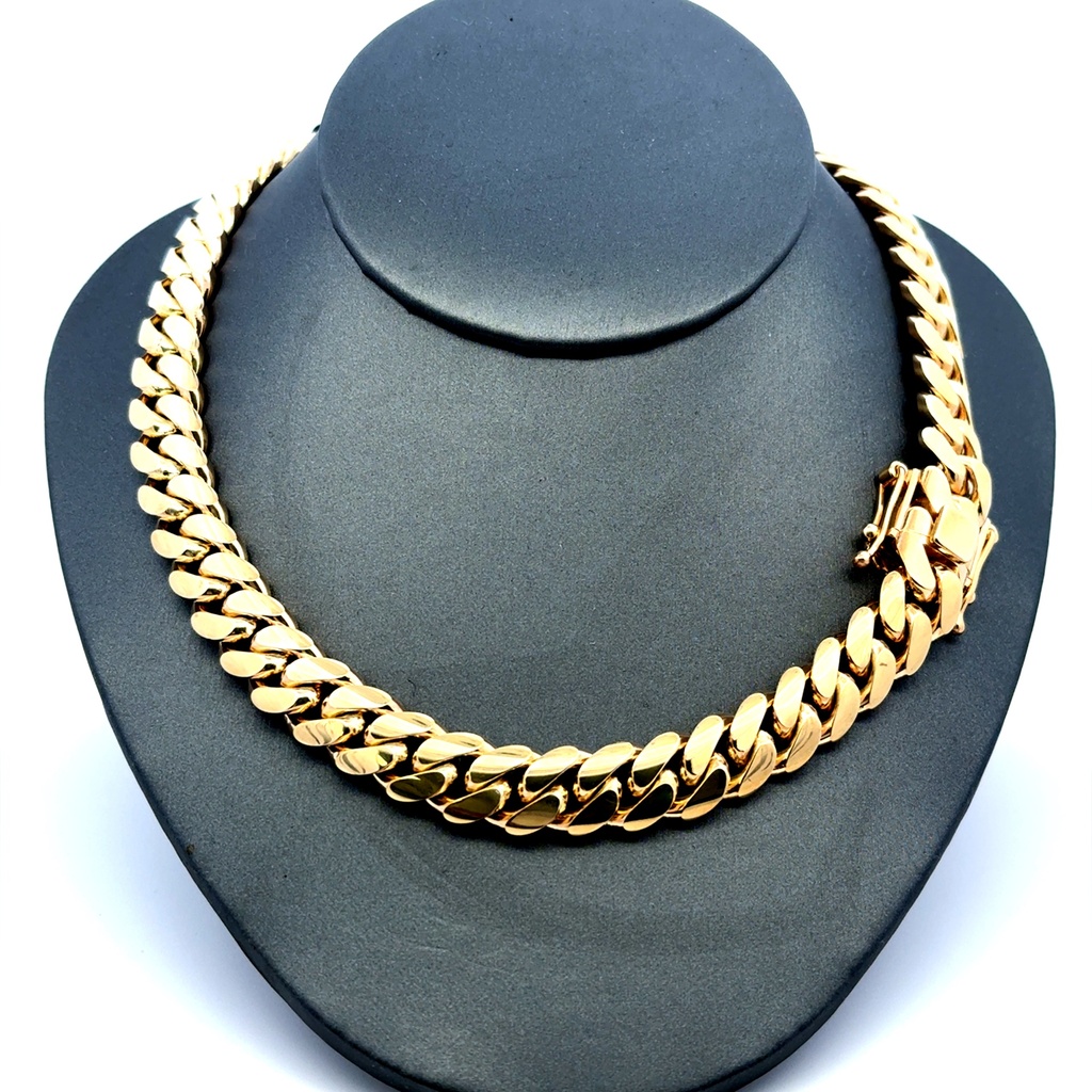 Chain Cuban Link 11mm 24" 14K