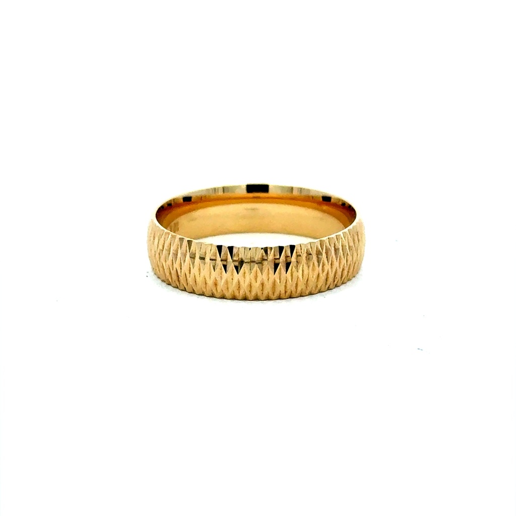 Ring Men’s Wedding Band 12 6mm 10K