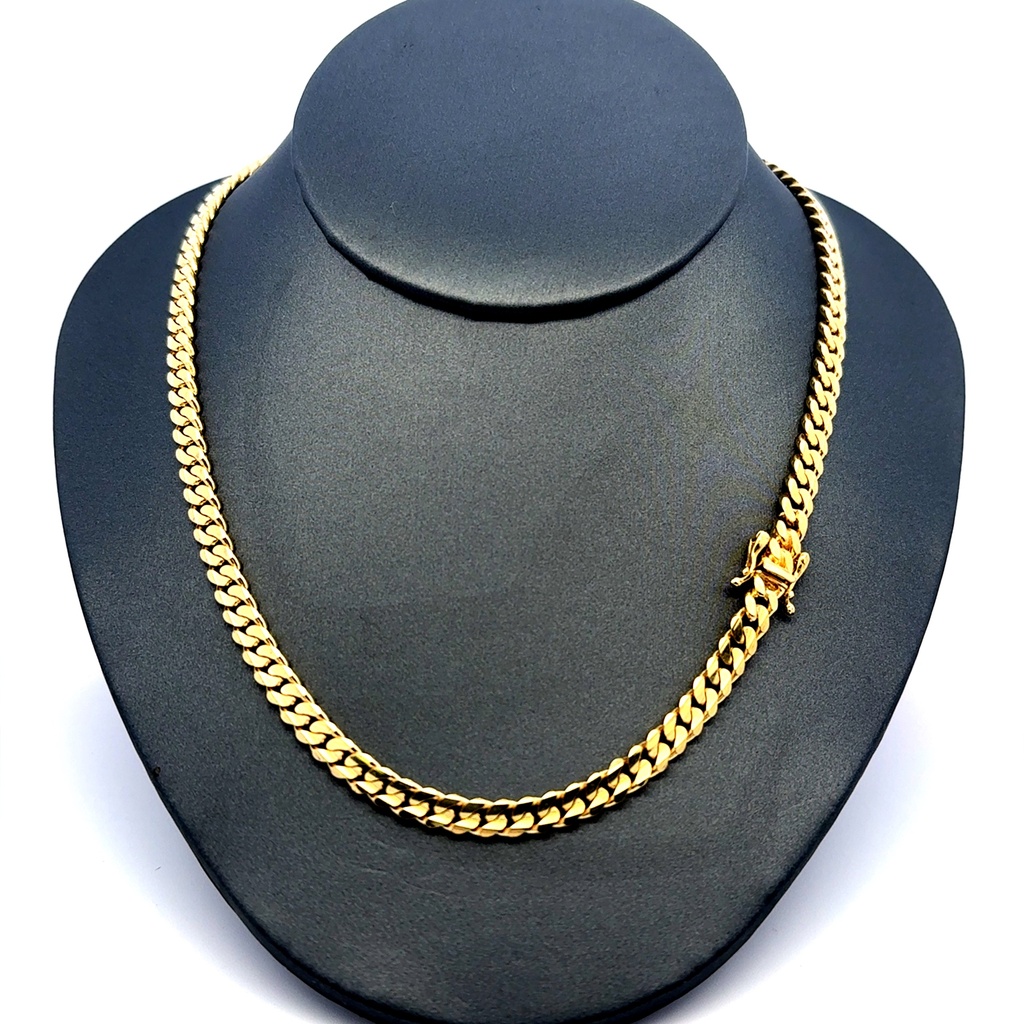 Chain Concave Link 5mm 22" 10K