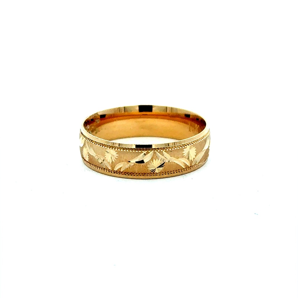 Ring Men’s Wedding Band 11.5 6mm 10K